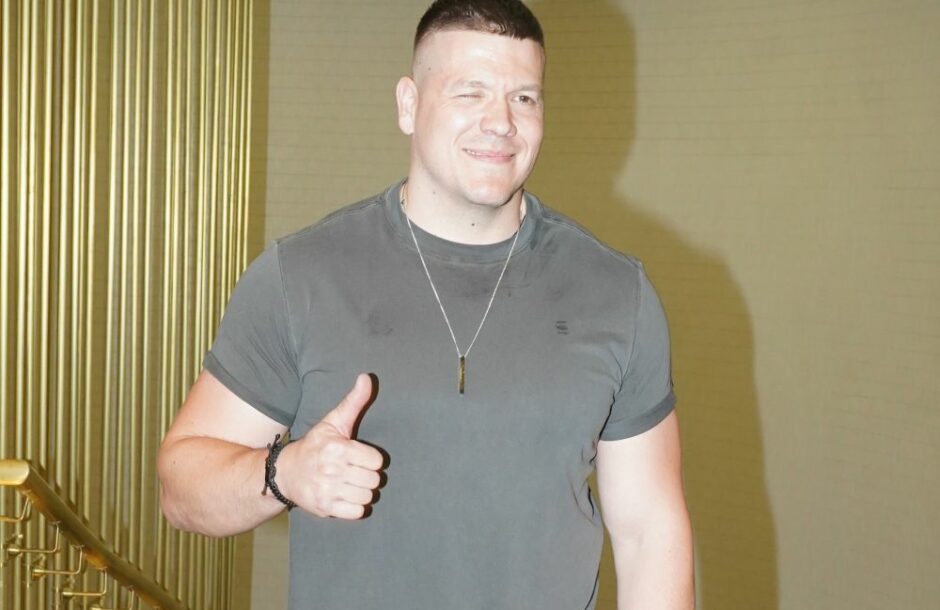 Sloba Radanović sa sinom