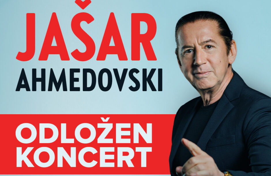 Koncert Jašara Ahmedovskog otkazan